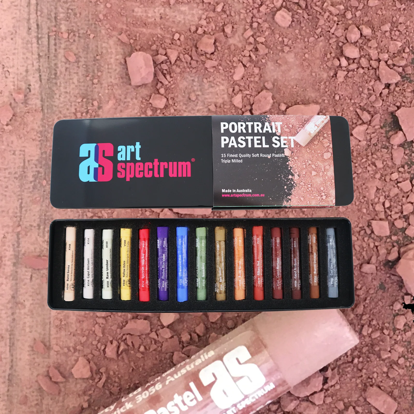 Art Spectrum Soft Pastels Portrait Colours Set Of 15 - Nail Gallerys