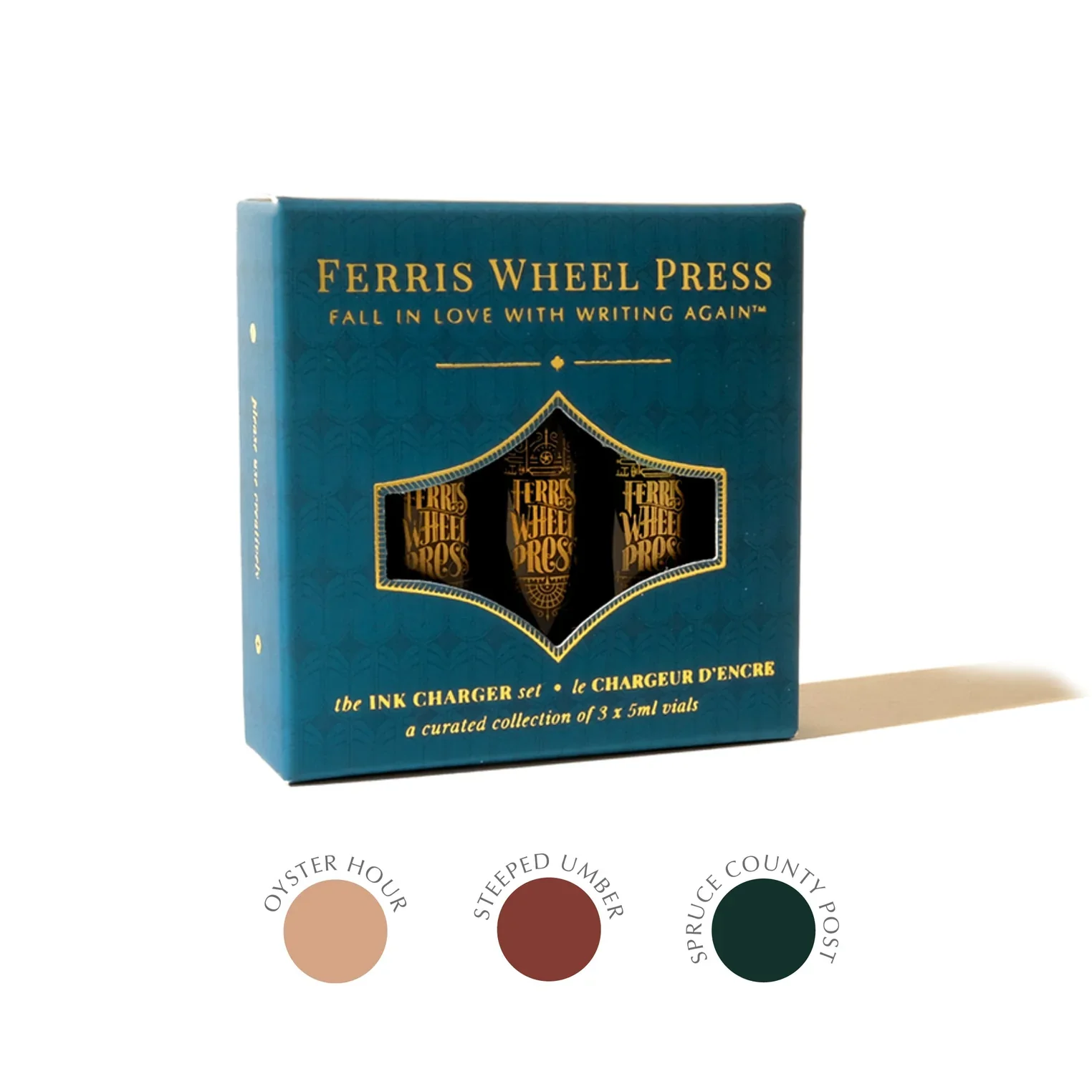Ferris Wheel Press Ink Charger Set The Finer Things Collection - Nail Gallerys