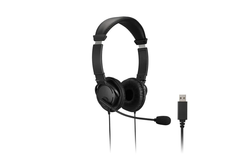 Kensington Hi-fi USB-A Microphone & Volume Control Headphones - Nail Gallerys