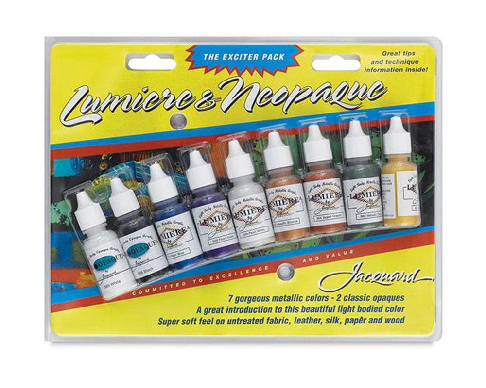 Jacquard Lumiere And Neopaque Exciter Pack Of 9 - Nail Gallerys