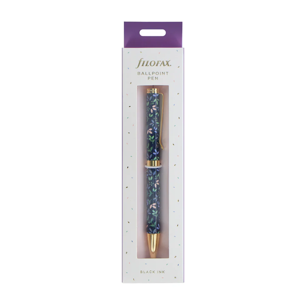 Filofax Garden Navy Ballpoint Pen - Nail Gallerys