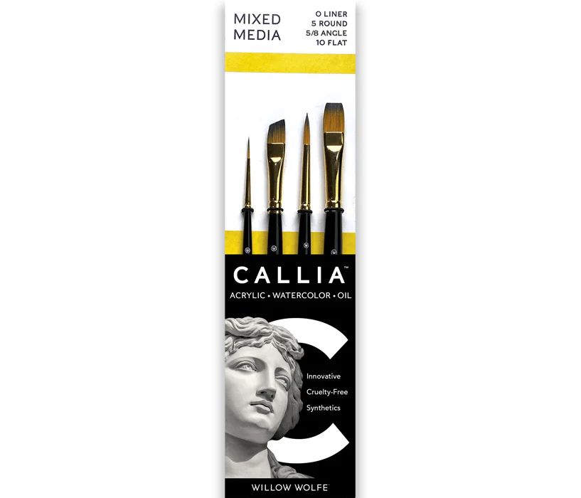 Willow Wolfe Callia All Media Cityscapes Brush Set - Nail Gallerys