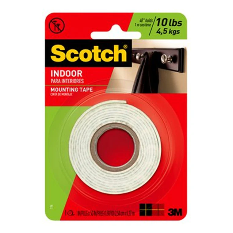 Scotch Indoor Mounting Tape 114dc 25.4mmx1.27m - Nail Gallerys