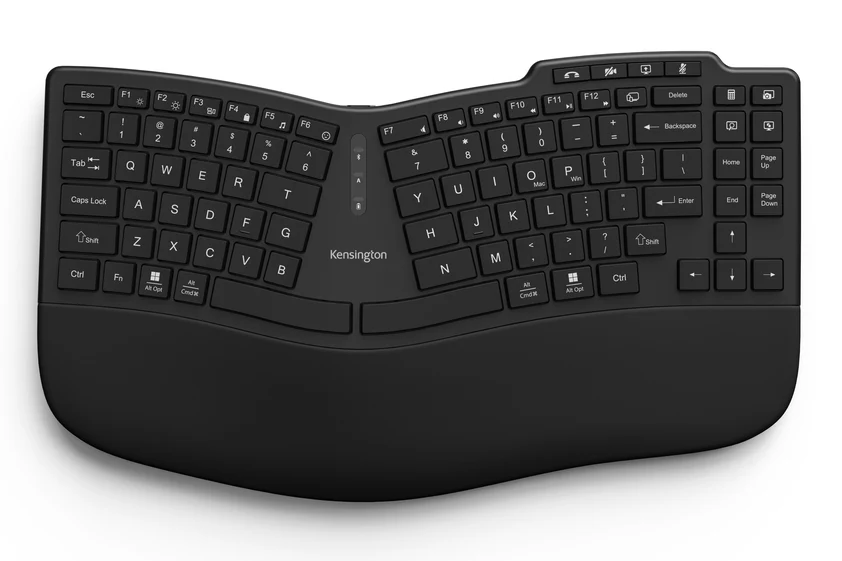 Kensington Pro Fit Ergo Kb675 EQ Rechargeable Black Keyboard - Nail Gallerys