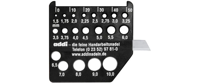 Addi Needle Gauge 404-0 - Nail Gallerys