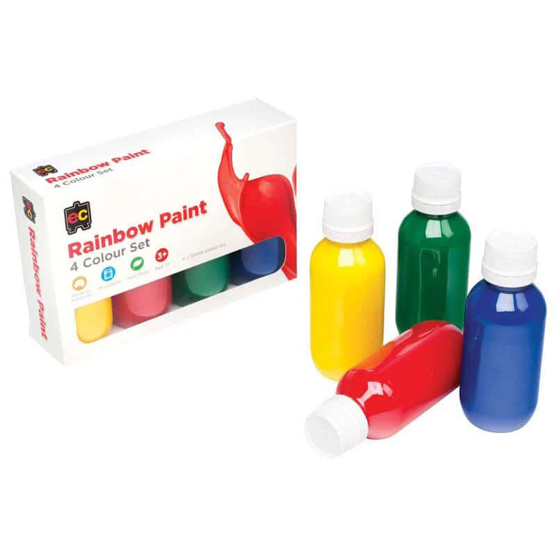 EC Rainbow Acrylic Paints Set of 4 - Nail Gallerys