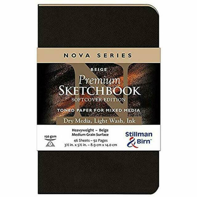 Stillman & Birn Nova Beige Soft Cover Sketchbooks 150gsm - Nail Gallerys