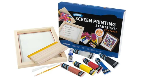 Derivan Silk Screen Starter Set For Paper - Nail Gallerys