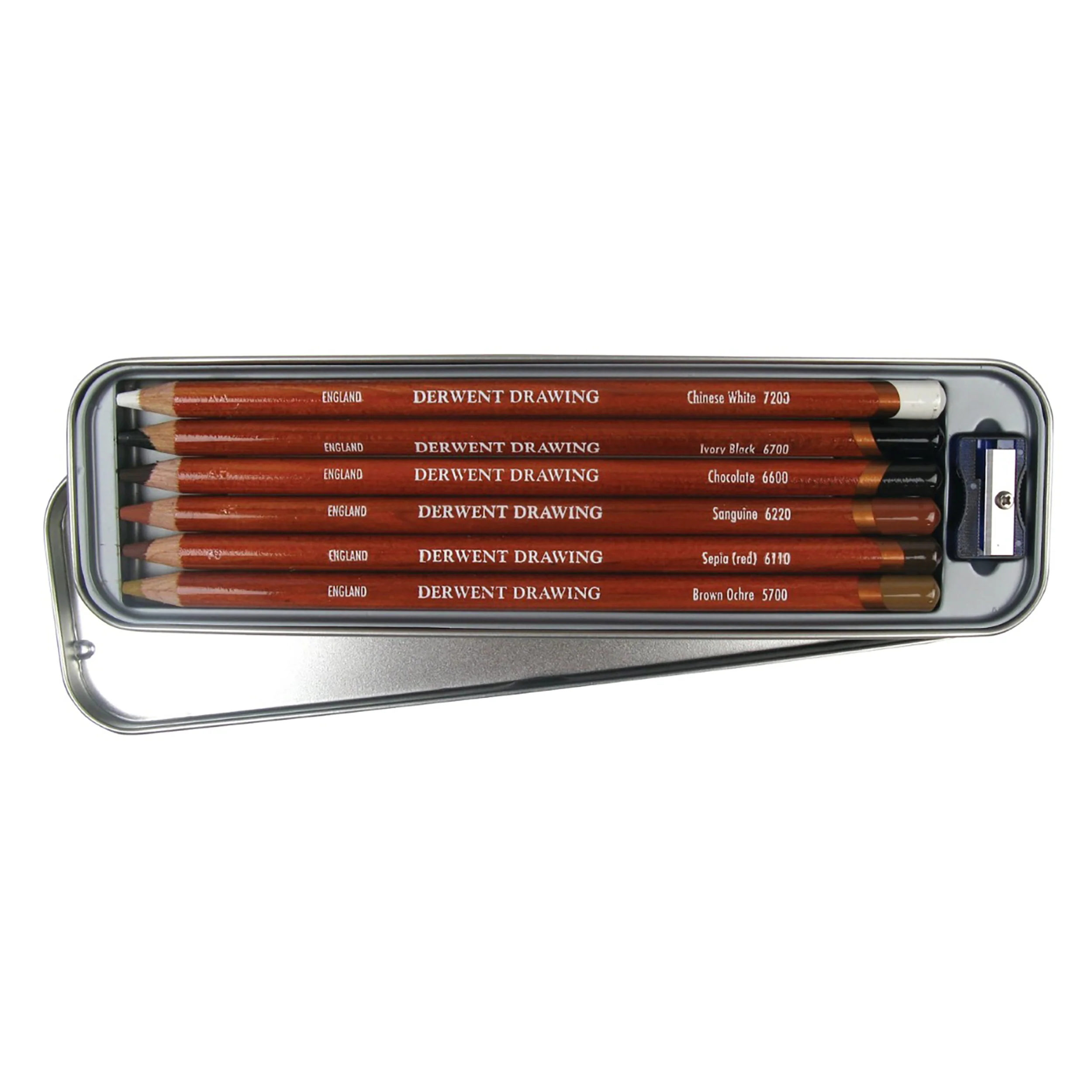 Derwent Drawing Pencils Tin of 6 - Nail Gallerys