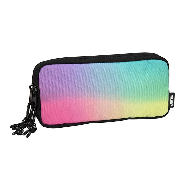 Milan Rectangular 3 Zip Sunset Series Pencil Cases - Nail Gallerys
