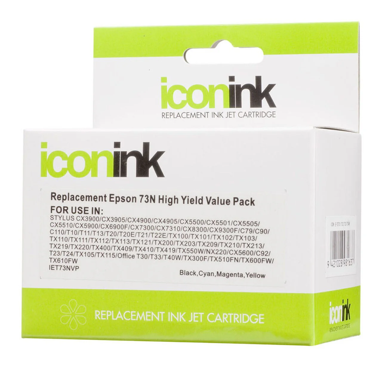 Icon Compatible Epson 73n B/c/m/y Value Pack - Nail Gallerys