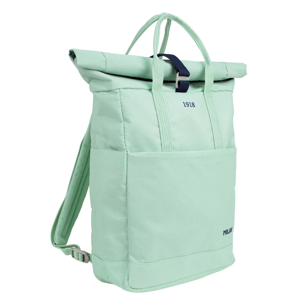 Milan Top Roll Closure 10L 1918 Series Green Urban Backpack - Nail Gallerys