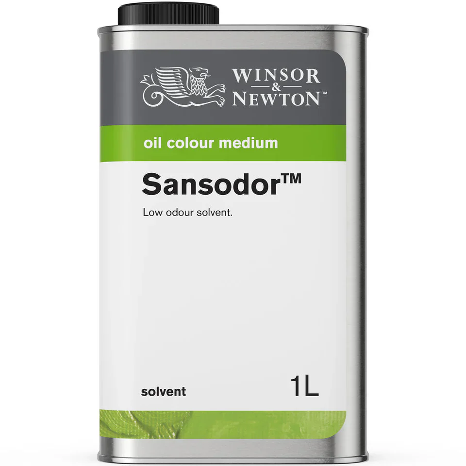Winsor & Newton 1 Litre Sansodor Low Odour Solvent - Nail Gallerys