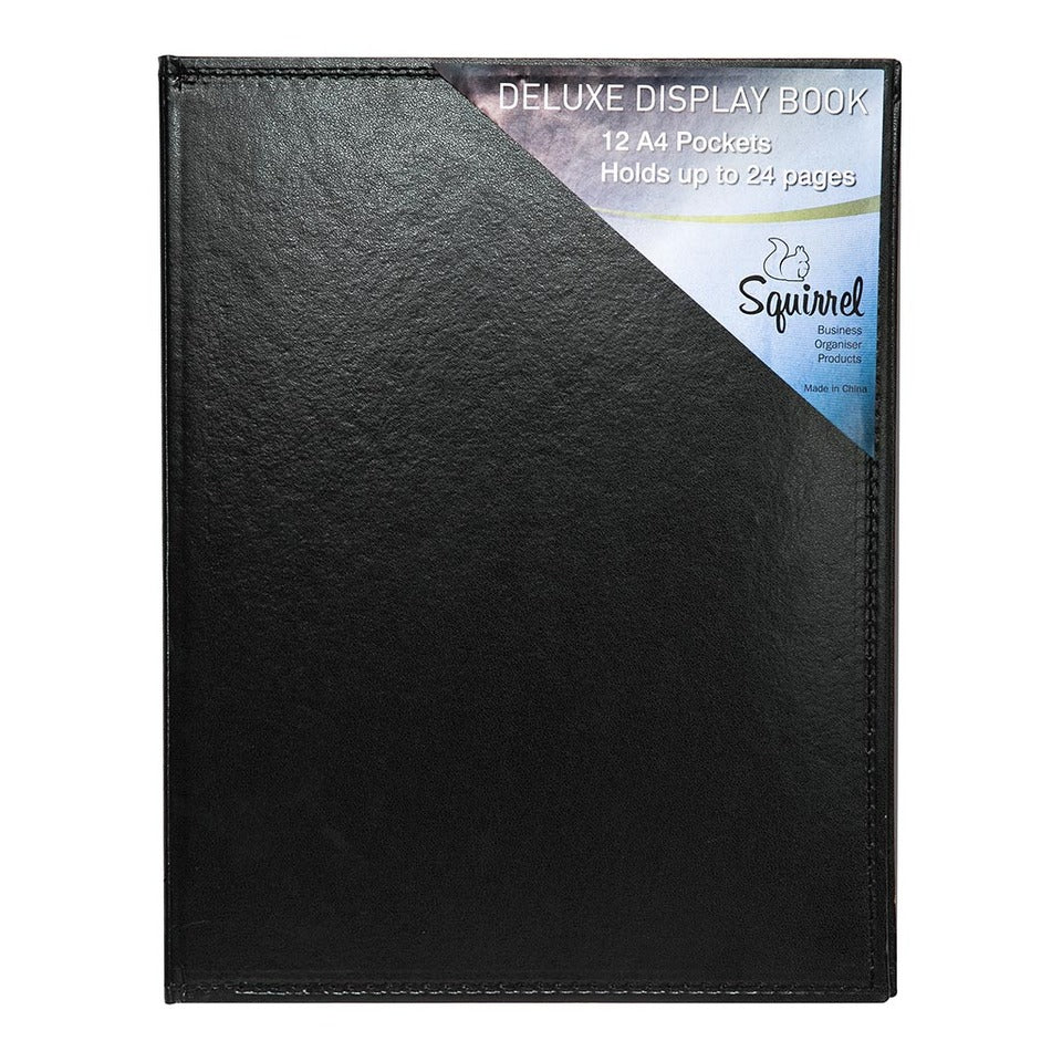 Squirrel Deluxe Display Book A4 Leatherette - Nail Gallerys