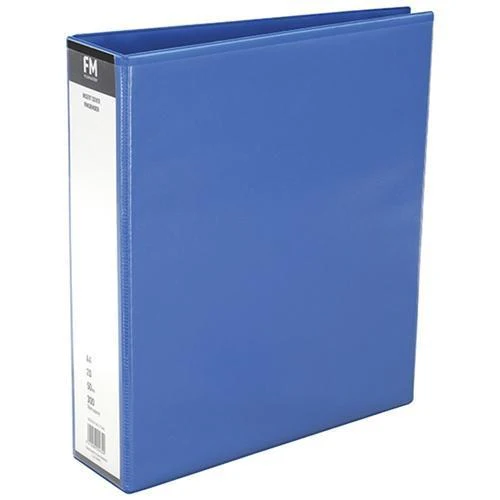 FM Binder Overlay A4 2 Rings 26mm Spine Insert Cover Folder - Nail Gallerys