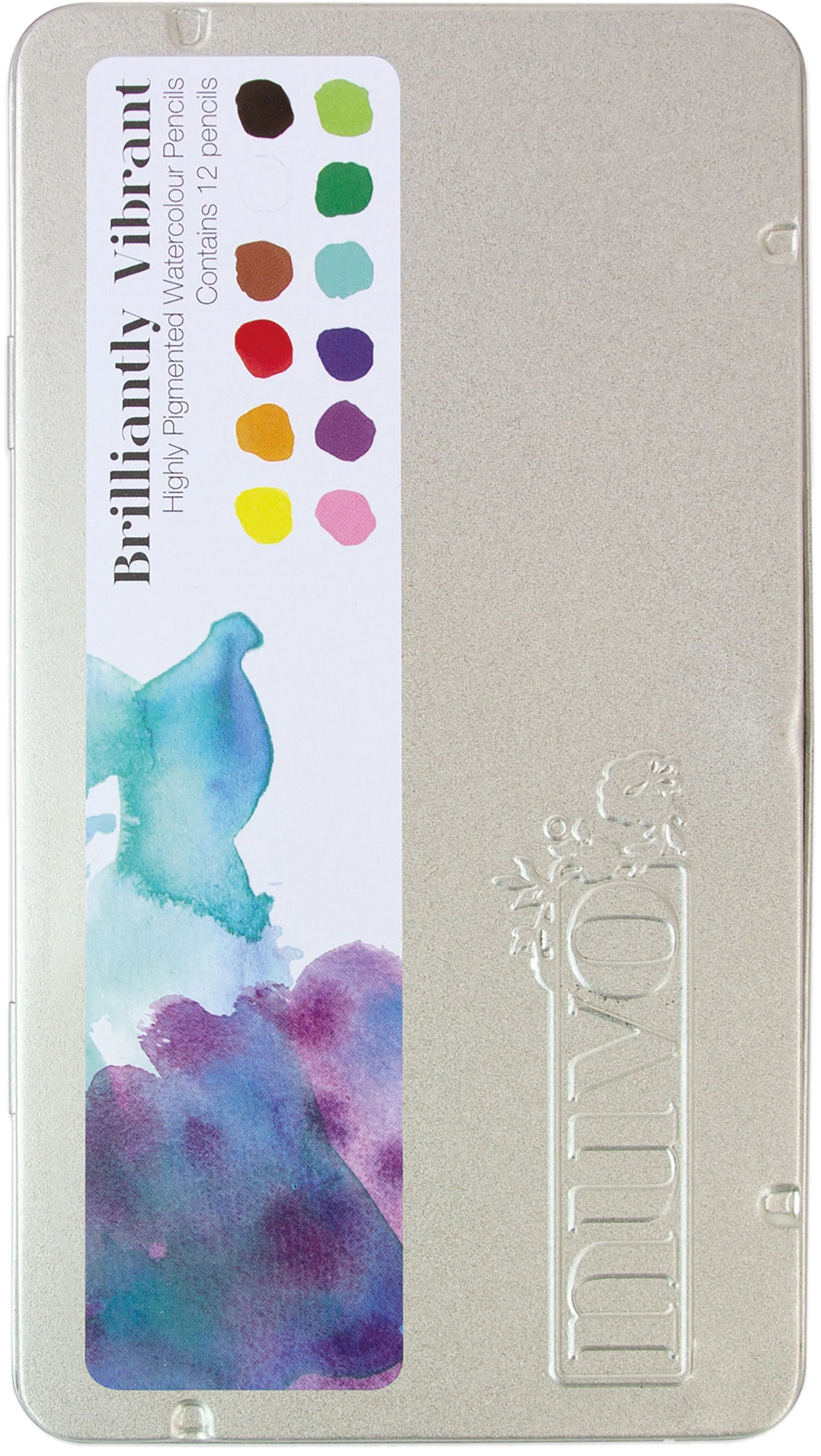 Nuvo Brilliantly Vibrant Watercolour Pencils Set of 12 - Nail Gallerys