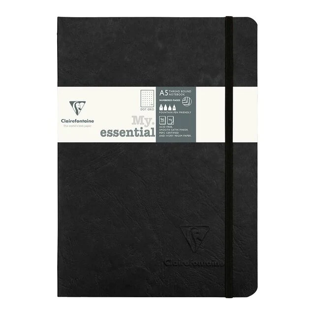 Clairefontaine Age Bag My Essential Notebook A5 Dotted - Nail Gallerys