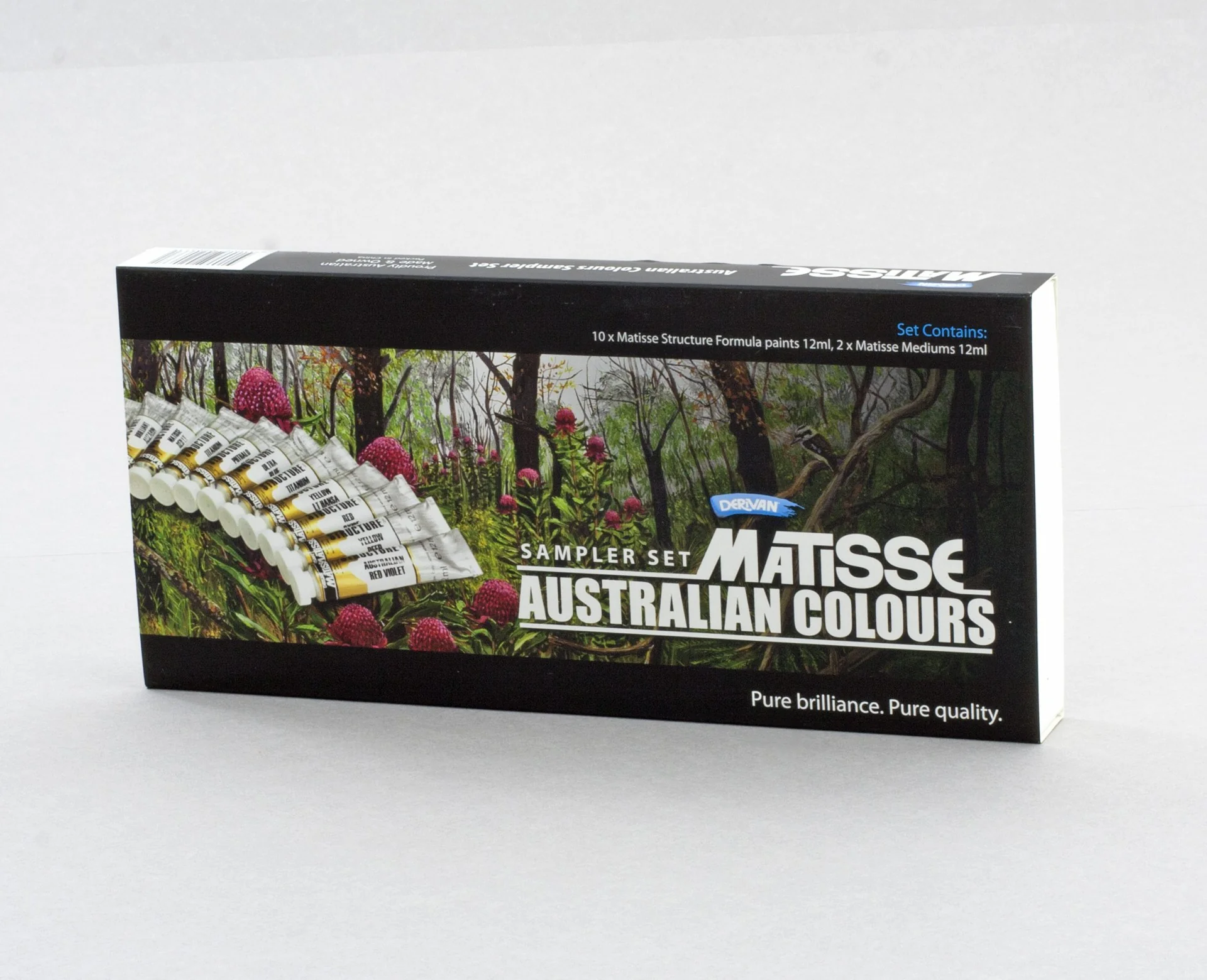 Derivan Matisse Structure Paint Australian Colours Set of 12x12ml - Nail Gallerys