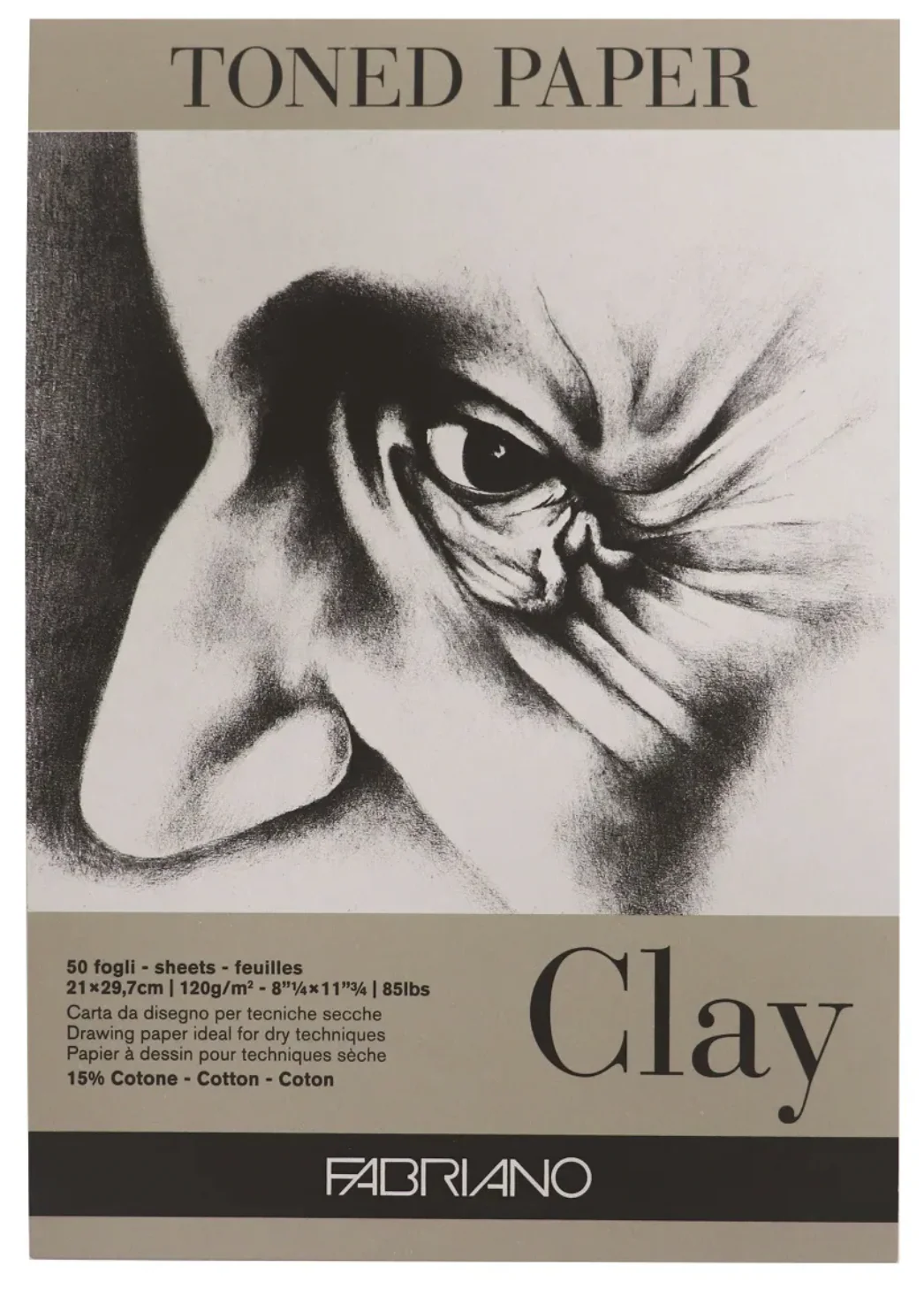 Fabriano Toned 120gsm Clay 50 Sheet Pads - Nail Gallerys