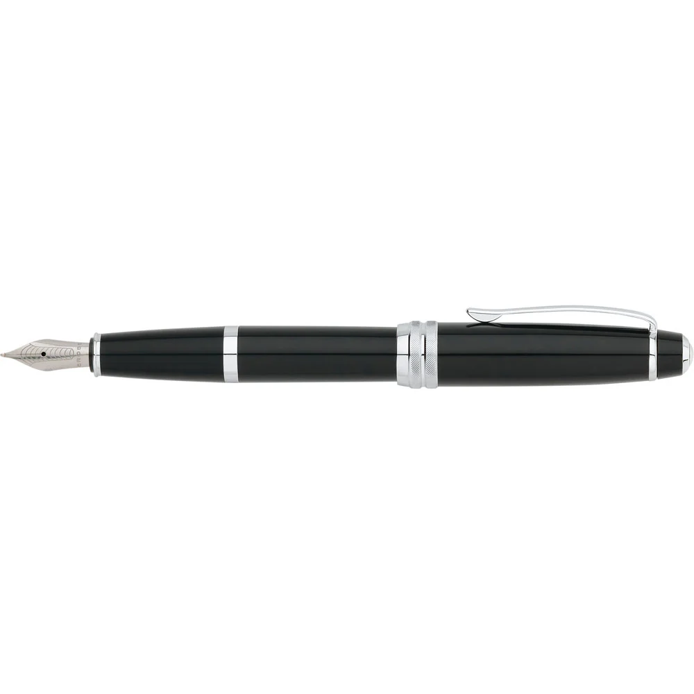 Cross Bailey Black Lacquer Medium Nib Fountain Pen - Nail Gallerys