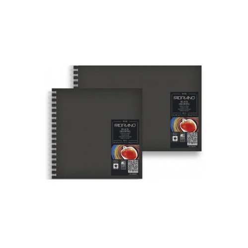 Fabriano Black 190gsm Landscape Books - Nail Gallerys