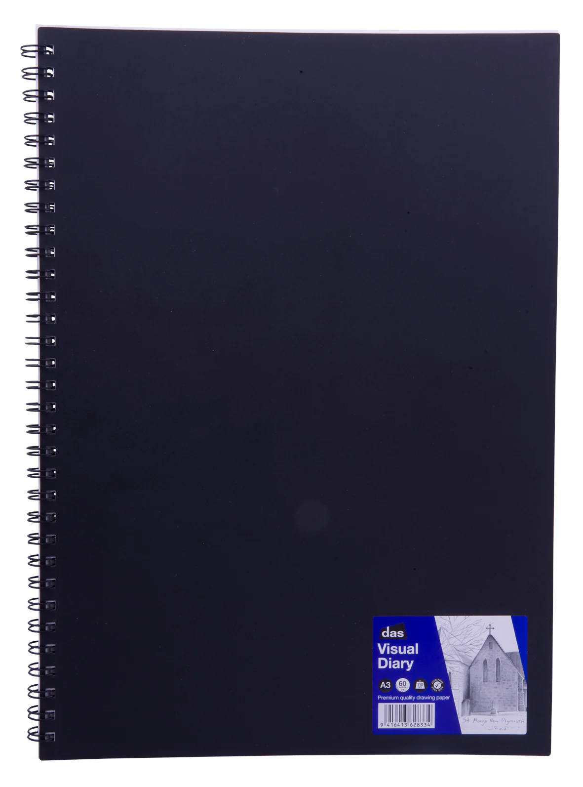 Das Spiral Bound Acid Free Visual Diary 110gsm 60 Sheets - Nail Gallerys