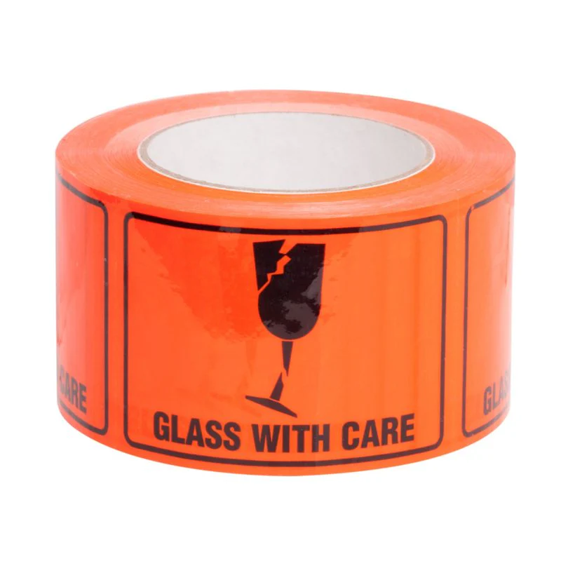 Sellotape 0724 Glass With Care Printed Loar 660 Labels - Nail Gallerys