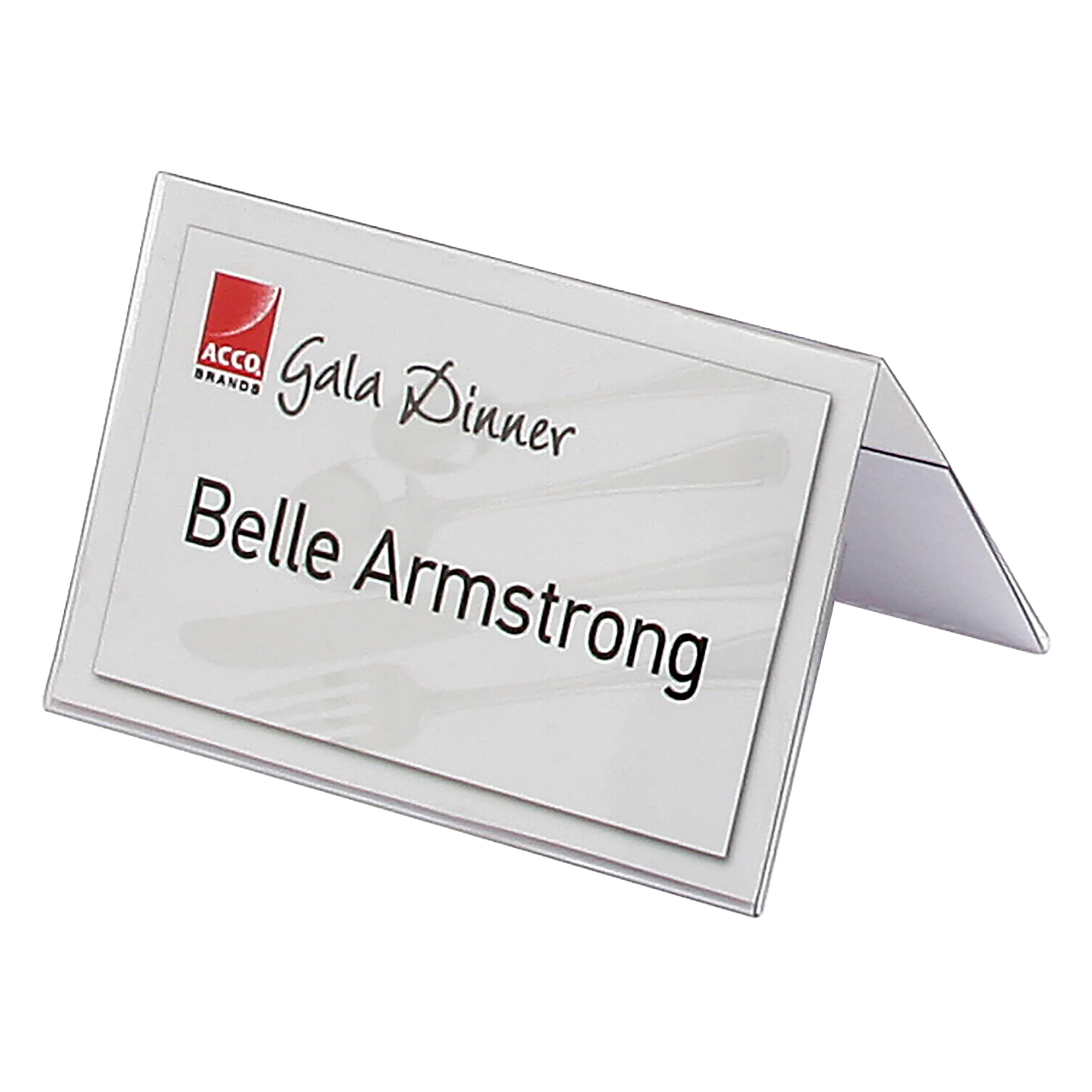 Rexel  Id Small Name Plates Bx50 92x56mm - Nail Gallerys