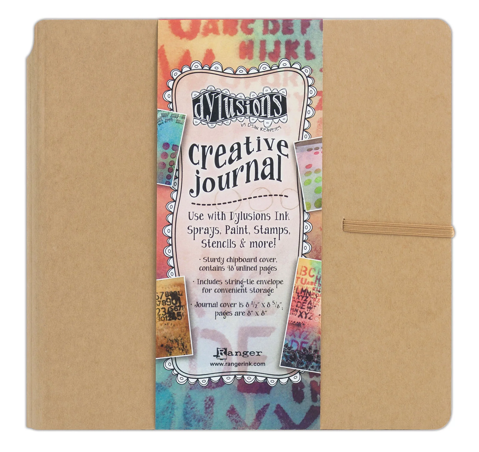 Ranger Dylusions Creative Square Journal - Nail Gallerys