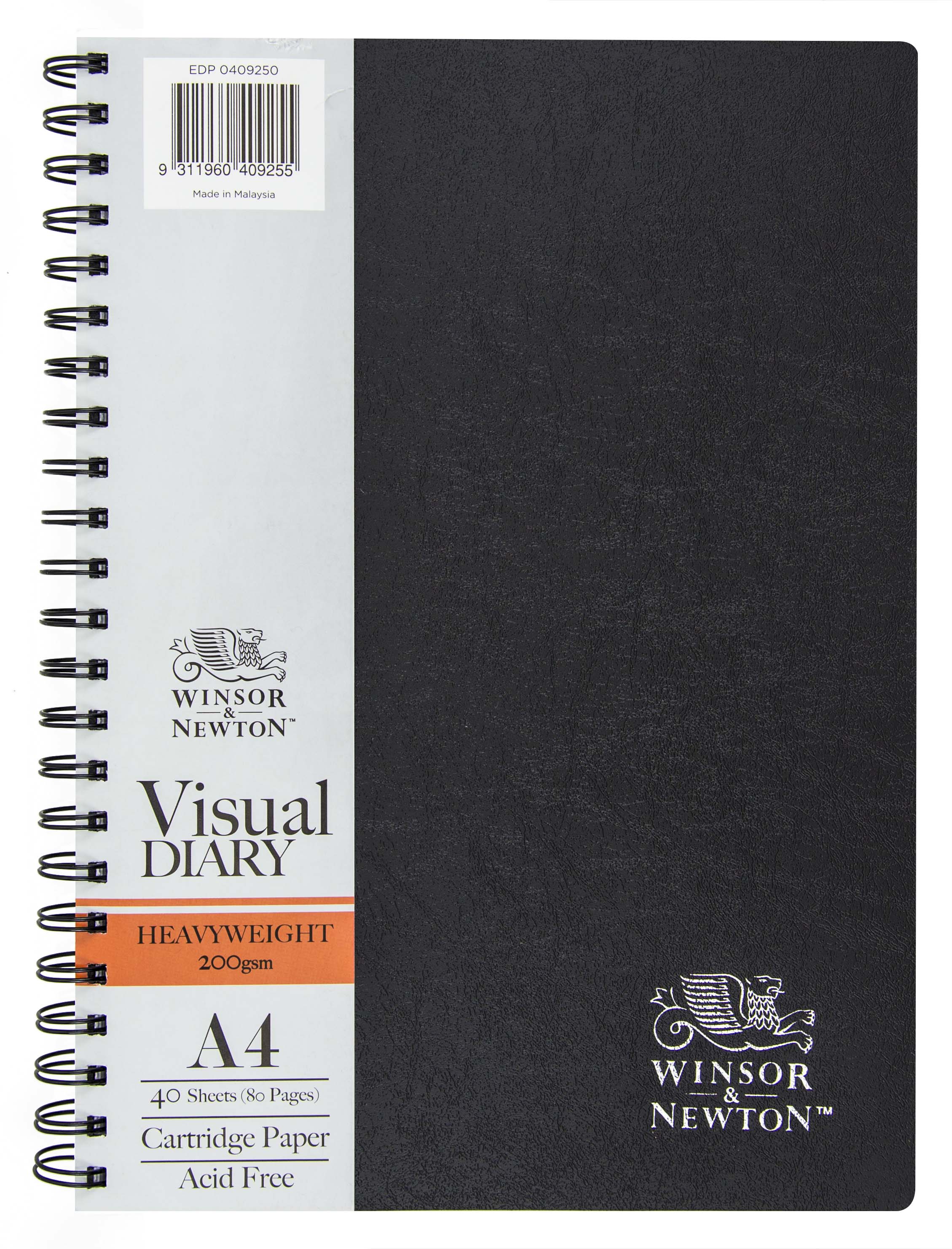 Winsor & Newton Wire 200gsm 40 Sheet Visual Diaries - Nail Gallerys