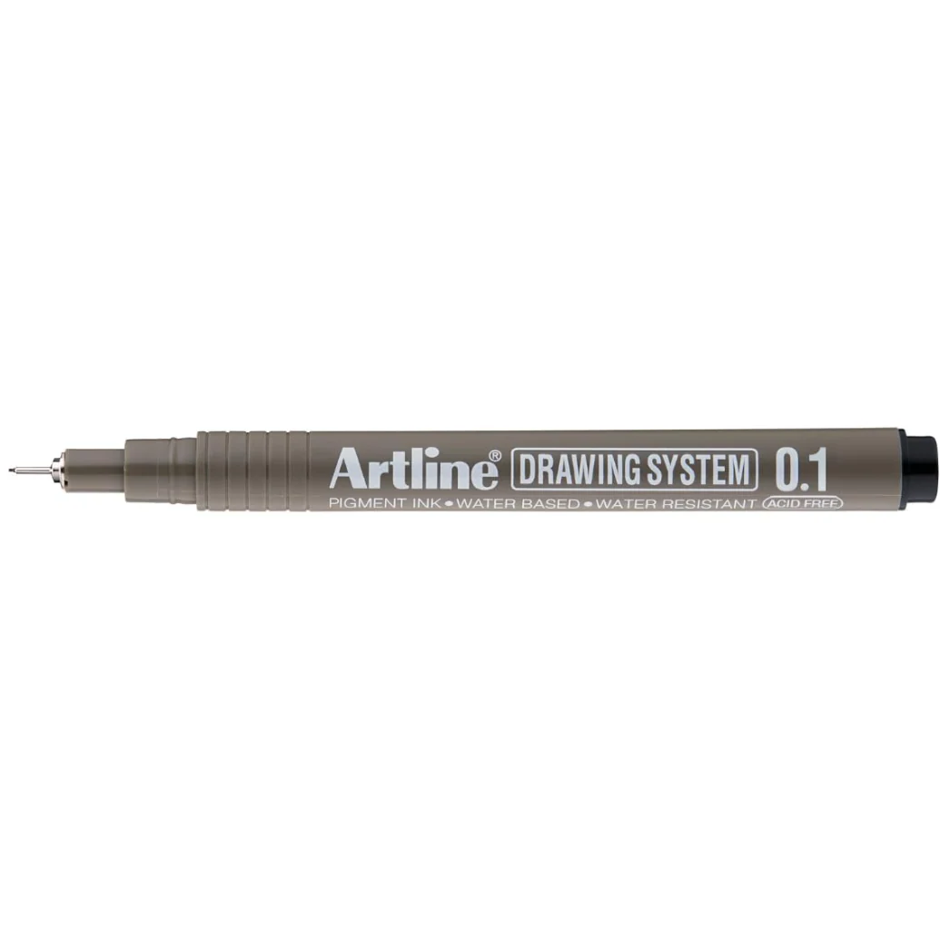 Artline 231 Black Drawing System Pens - Nail Gallerys