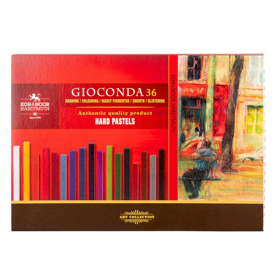 Koh-I-Noor Gioconda Hard Pastel Set of 36 - Nail Gallerys