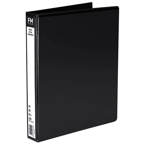 FM Binder Overlay A4 2 Rings 26mm Spine Insert Cover Folder - Nail Gallerys