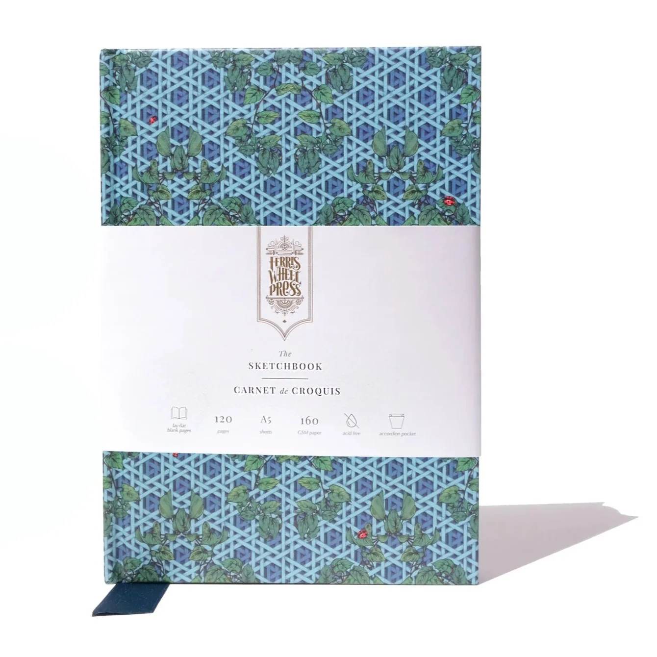 Ferris Wheel Press A5 160gsm 120 Pages Rattan Sketchbooks - Nail Gallerys