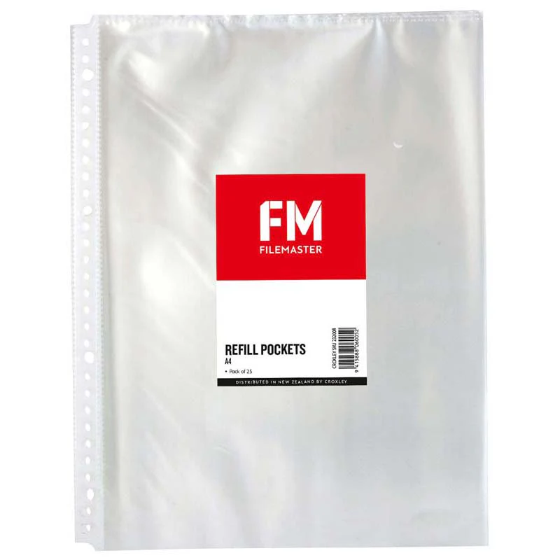 FM Display Book Refill Multi Ring A4 30 Holes Pack Of 25 - Nail Gallerys