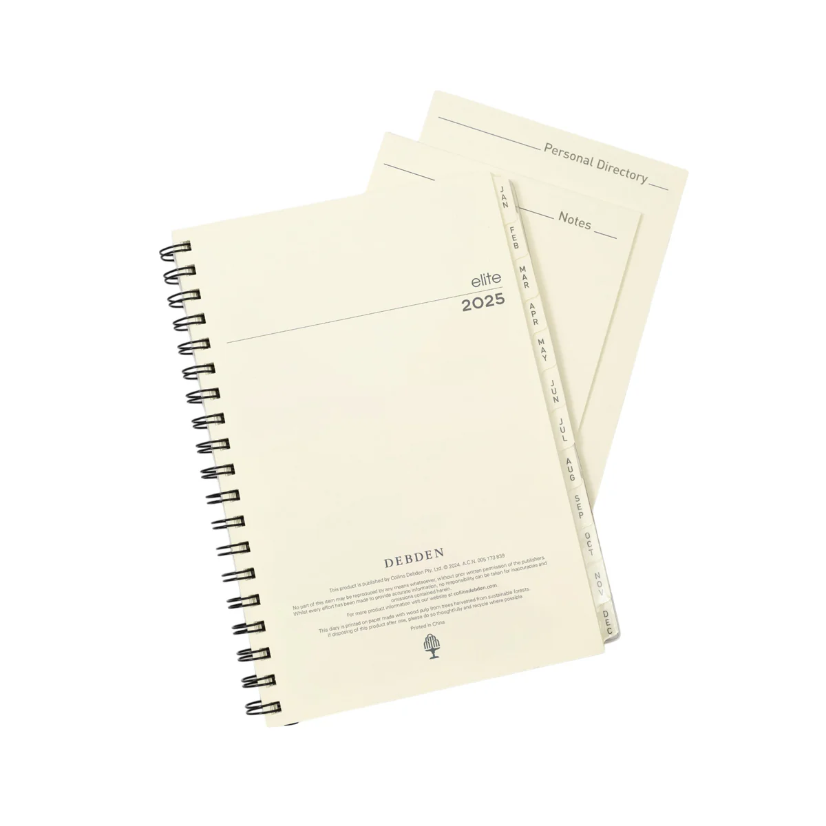 Debden Elite Executive Week to a View 2025 Diary Refill - Nail Gallerys