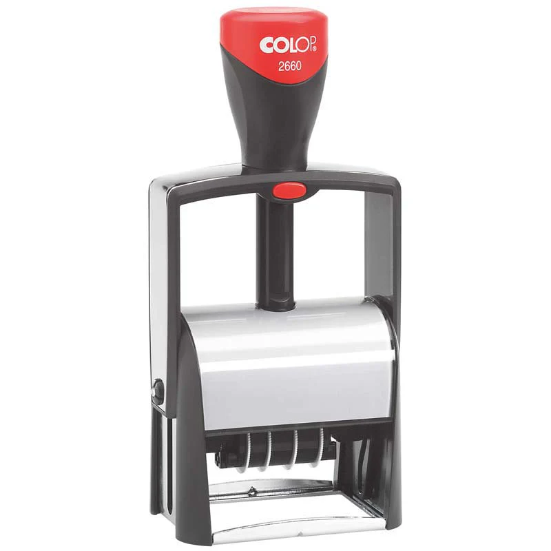 Colop Stamp Dater 2660 Metal Frame Classic Line - Nail Gallerys