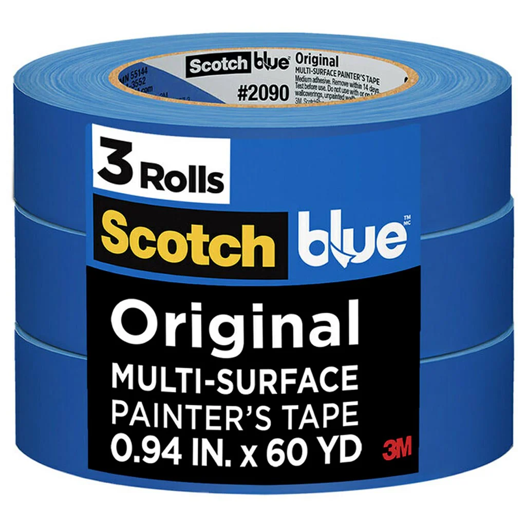 ScotchBlue Original 24mm x 55m Painter's Tape Pack of 3 - Nail Gallerys