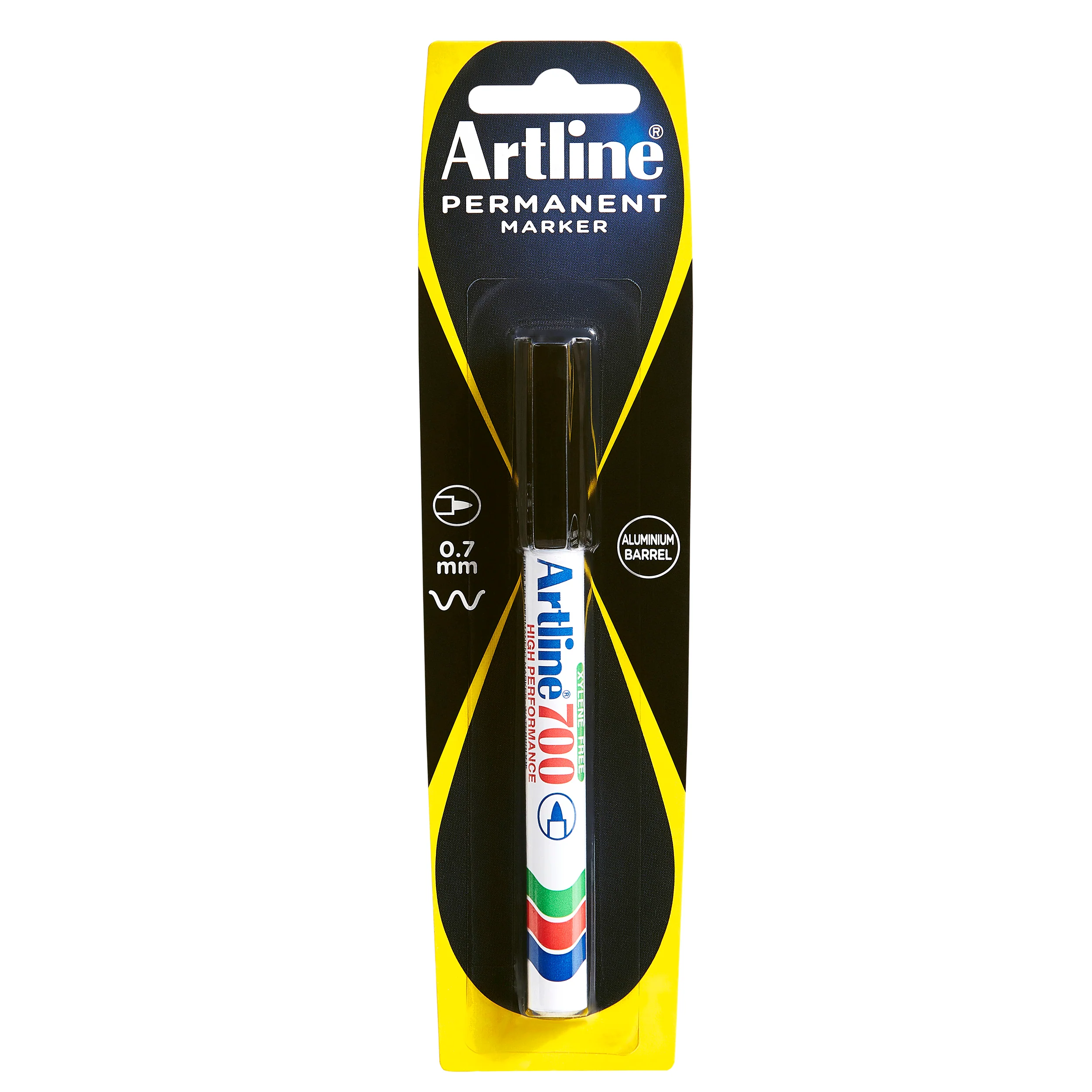 Artline 700 Permanent Marker 0.7mm Bullet Nib Black - Nail Gallerys