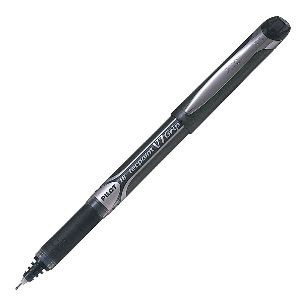 Pilot Hi-Tecpoint V7 Grip Rollerball Fine Pens - Nail Gallerys