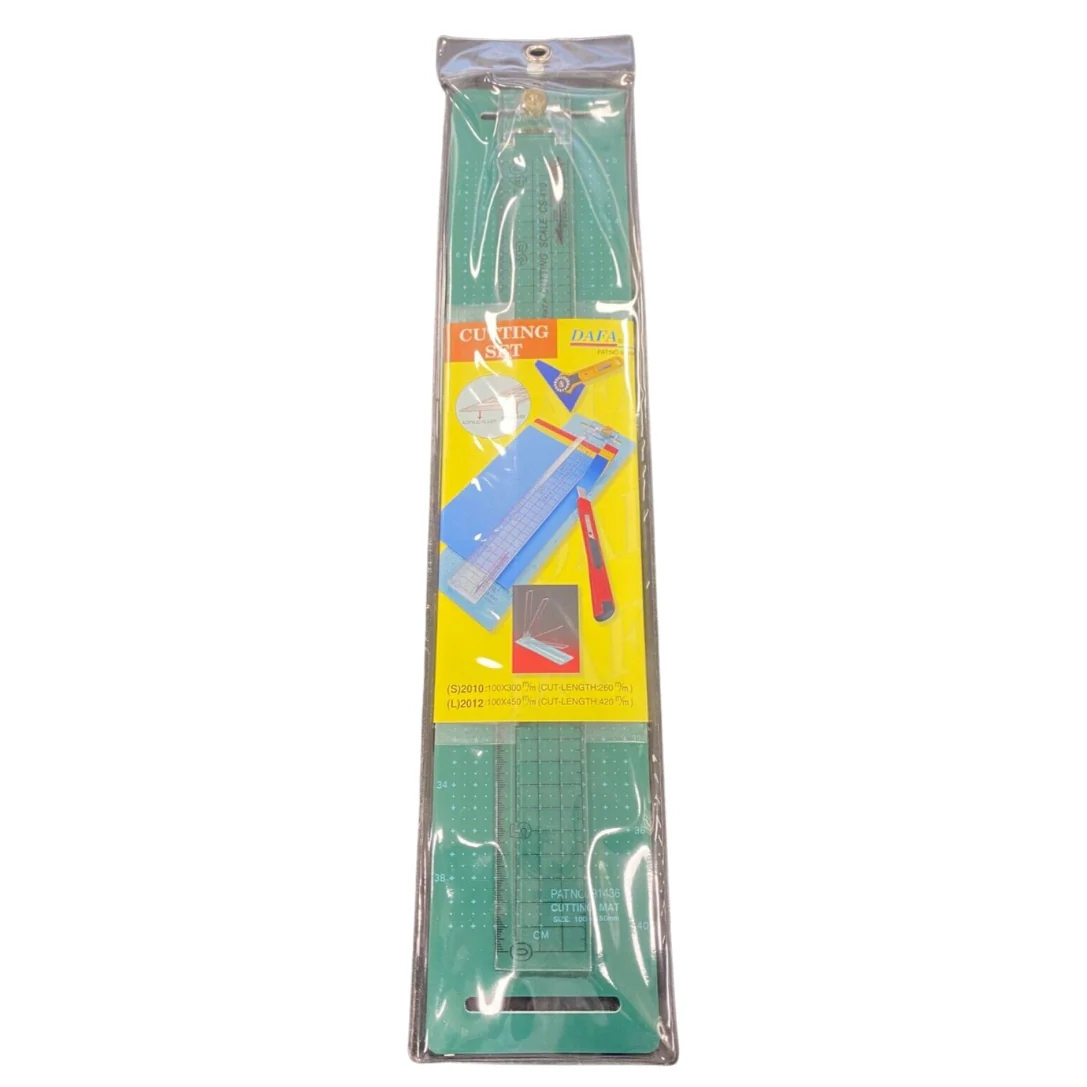 Dafa 2012 Cutting Set With 40cm Ruler & Mat - Nail Gallerys