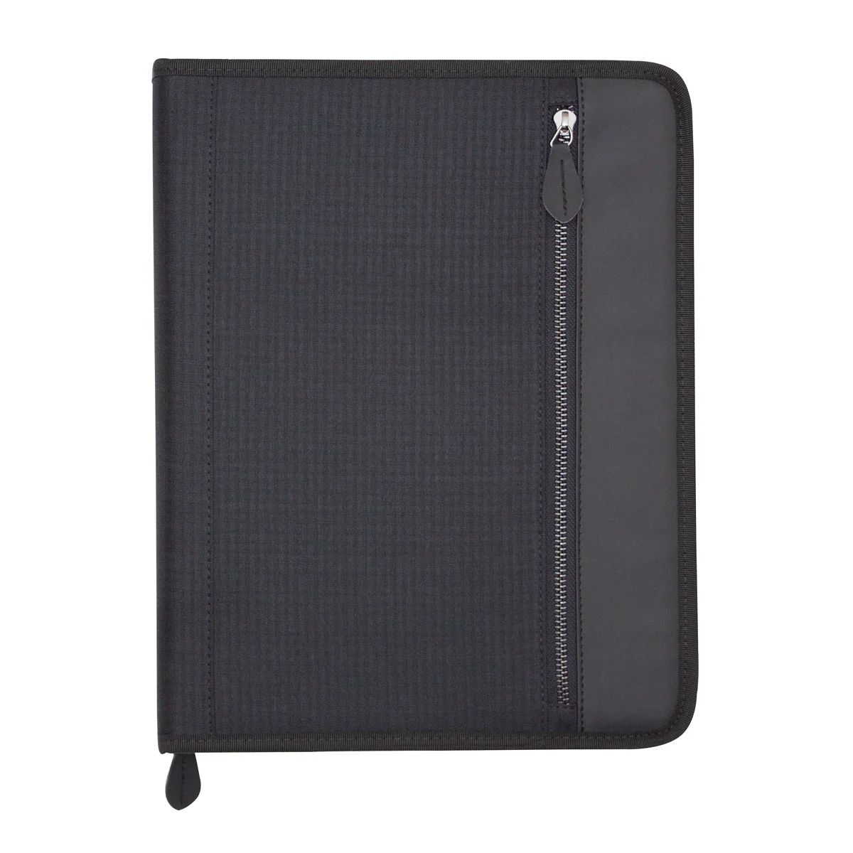 Debden A4 2-Ring Zippered PU Black Compendium - Nail Gallerys