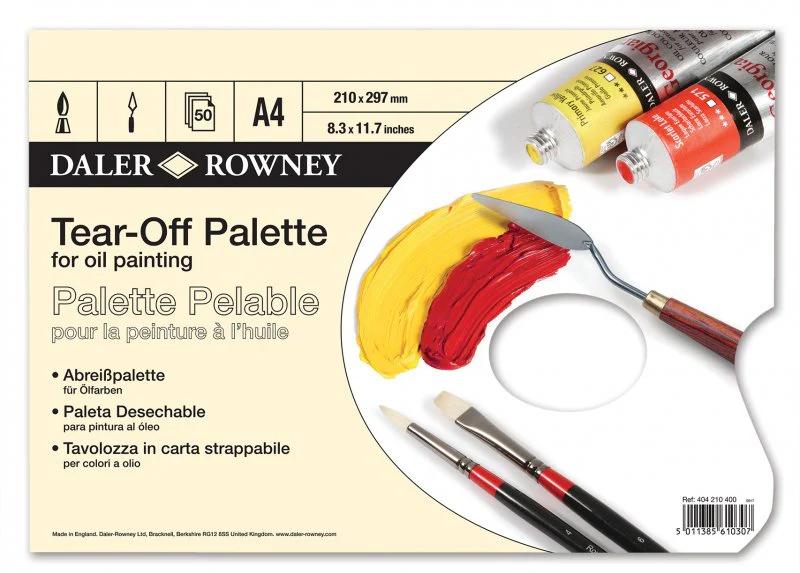 Daler Rowney Vegetable Parchment Tear Off Palettes - Nail Gallerys