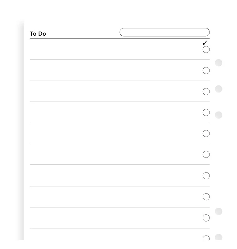 Filofax To Do A5 - Nail Gallerys