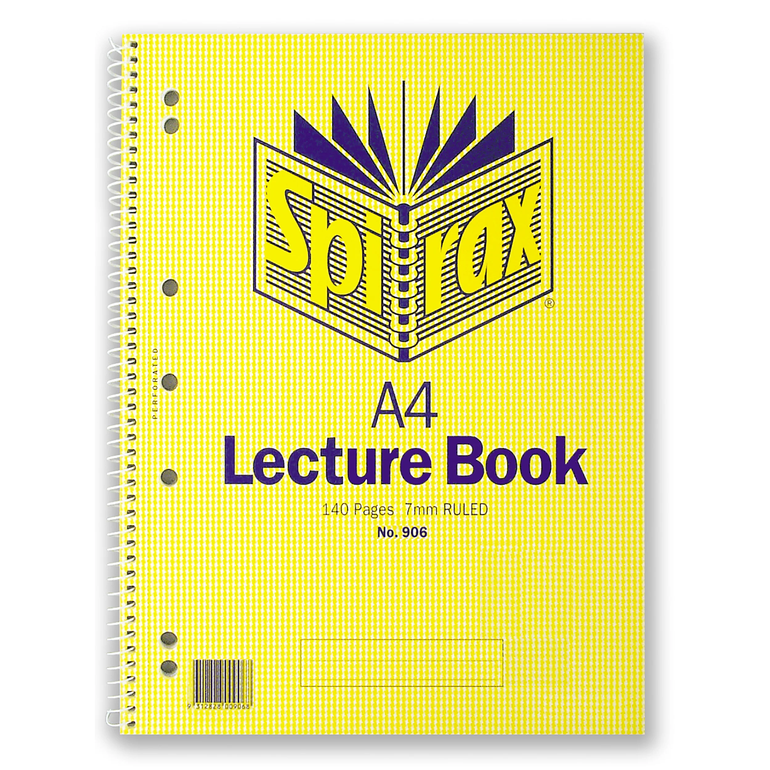 Spirax 905 Lecture Book A4 140 Page - Pack Of 10 - Nail Gallerys