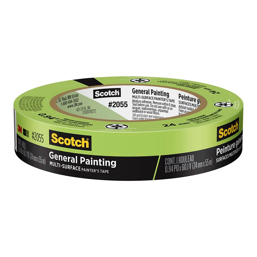 Scotch General 24mm x 55m Painter's Tape - Nail Gallerys