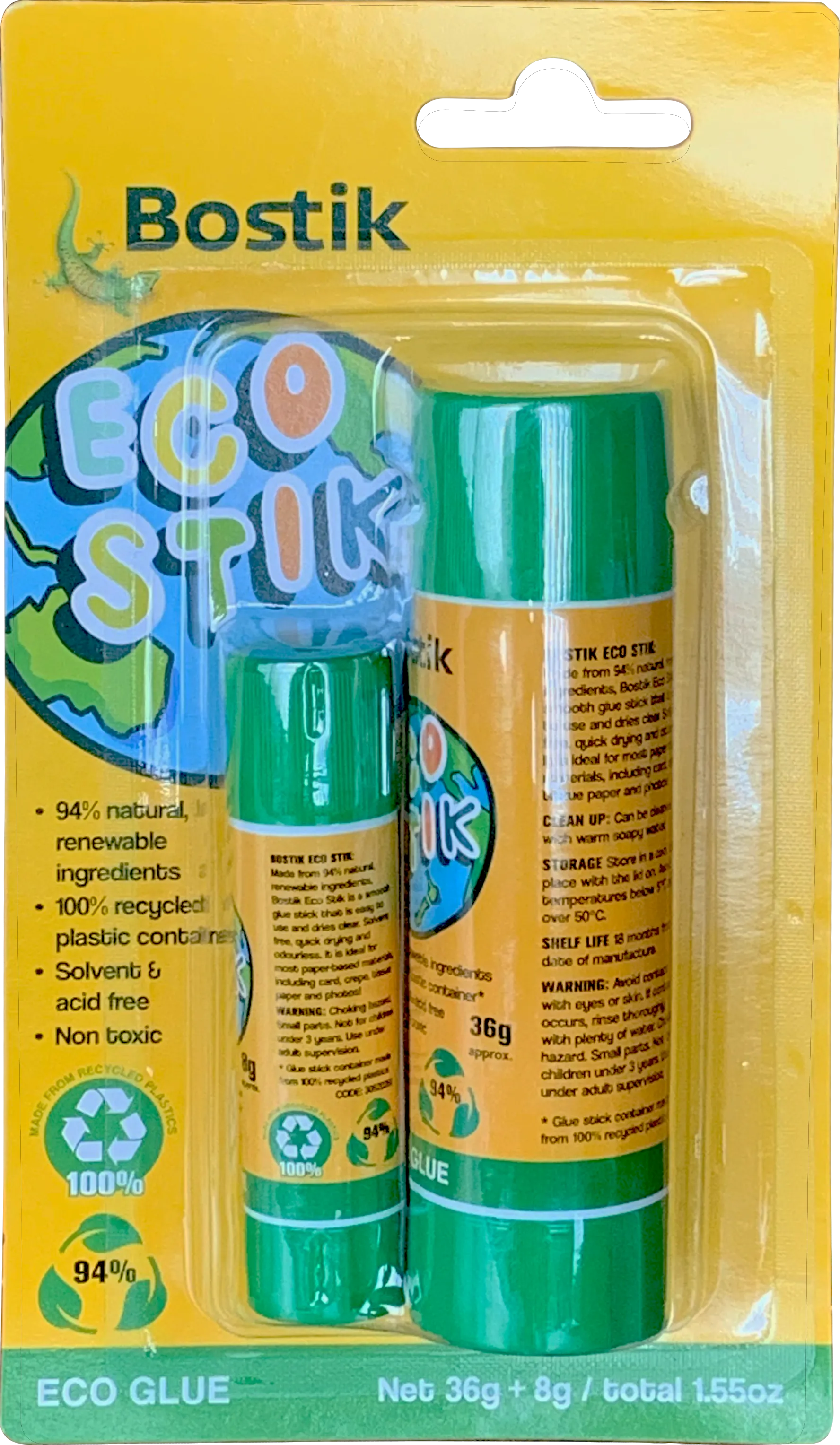 Bostik Eco 8G + 36G Glue Sticks 2 Piece Set - Nail Gallerys