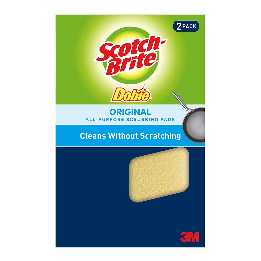 Scotch-Brite Dobie All Purpose Cleaning Pads Pack of 2 - Nail Gallerys