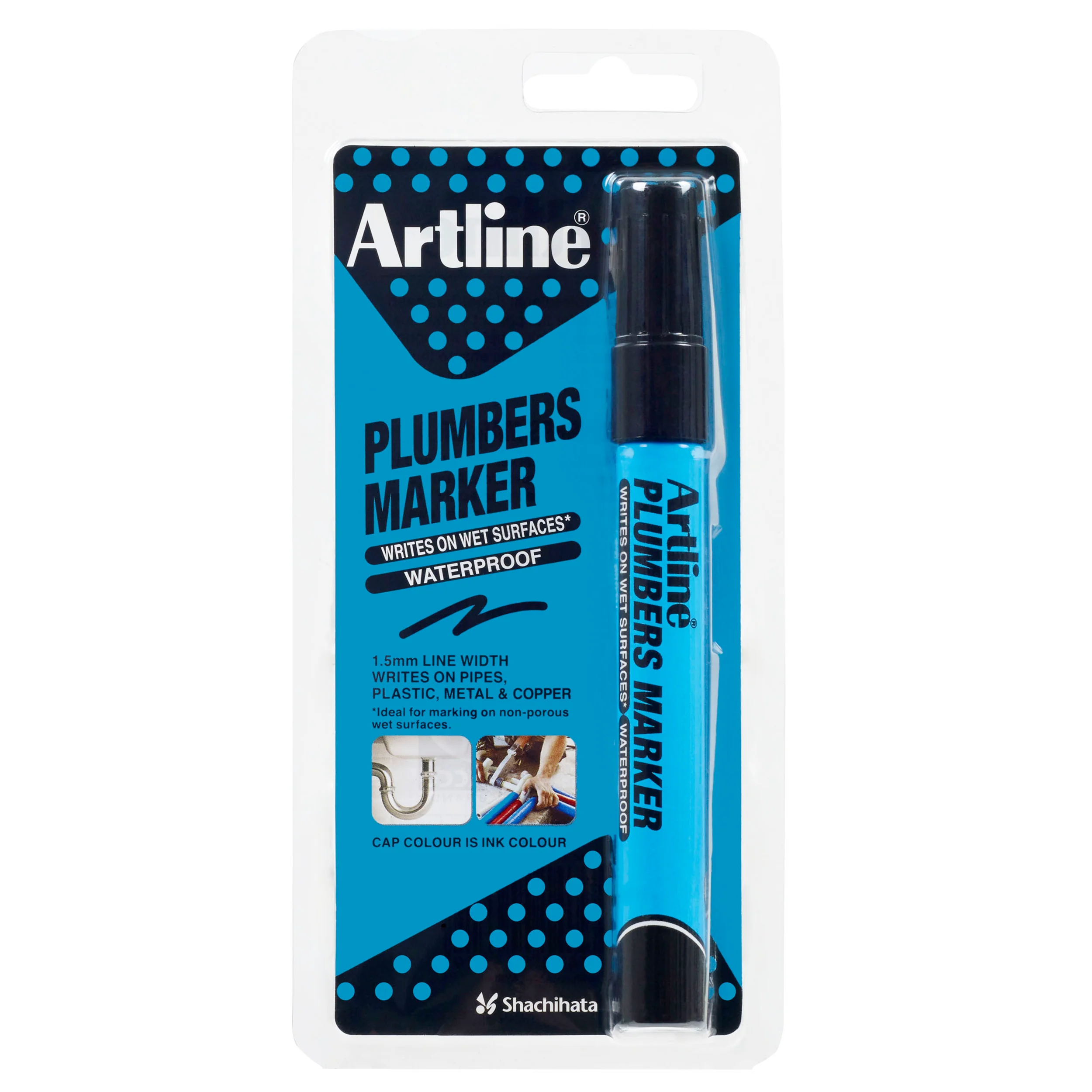 Artline Plumbers Permanent Marker - Nail Gallerys