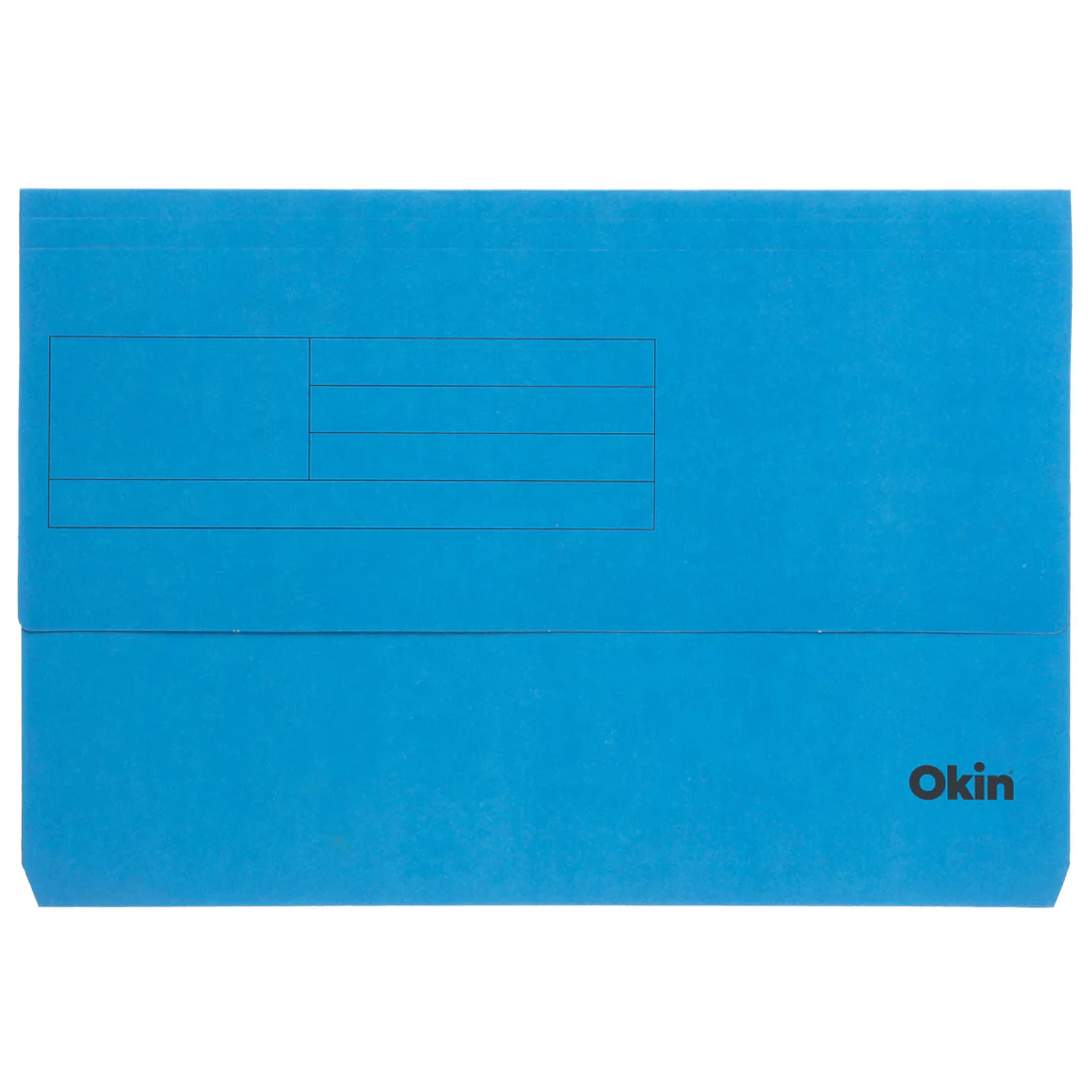 Okin Card Foolscap Document Wallets - Nail Gallerys